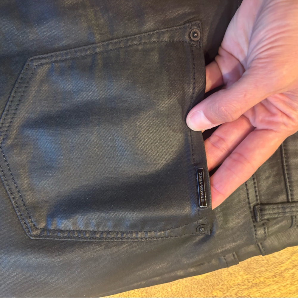 Women’s Black Jeans Faux Look-Slim fit